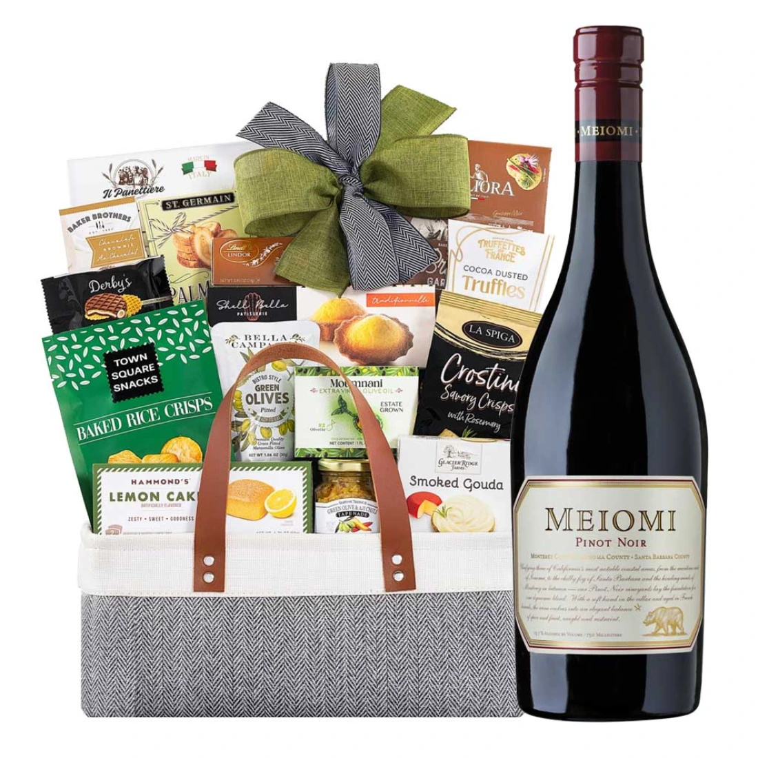 New York, Food & Drink, Buy Now Meiomi Pinot Noir Gift Basket &ndash; Premium Red Wine Gift Set | DC Wine & Spirits