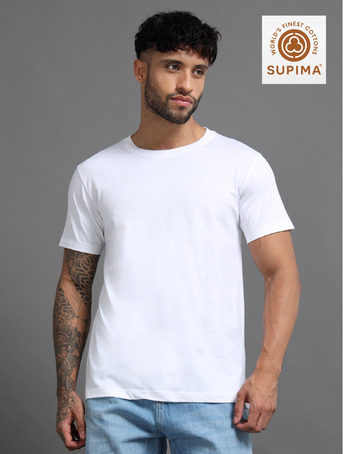 Bangalore, Wholesale Products, Unisex Supima Cotton Round Neck  T-Shirt &ndash; Ultra Soft & Premium Quality
