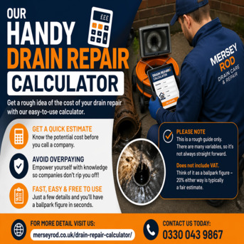 London, Cleaning, Our Handy Drain Repair Calculator