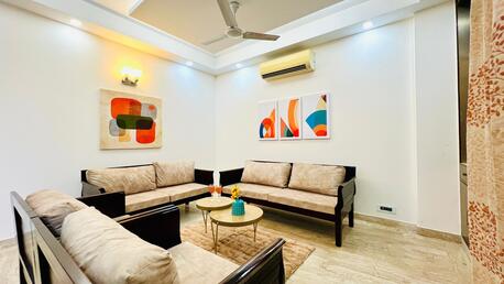 New Delhi, Apts/Flats Wanted, INR 20430/day,  Furnished,  3 BR,  2000 Sq. Feet,  Premium 3BHK - Green Park Hauz Khas Village