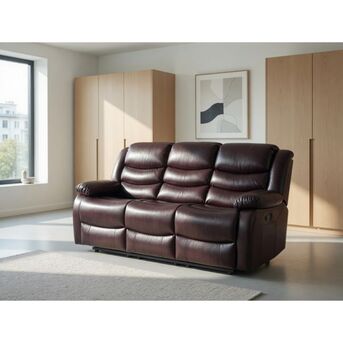 London, Furniture, GBP 498,  Leather Recliner Sofa &ndash; Luxury Comfort Seating For Living Room
