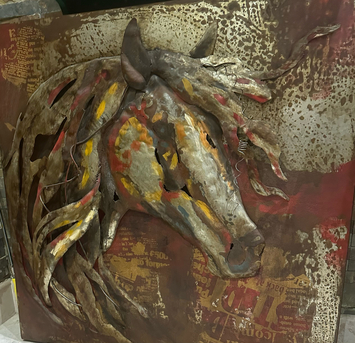 Olaya, Collectibles, SAR 450,  Metal Artwork Drawing For Arabic Horse 1m X1 M.