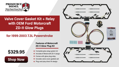 Los Angeles, Auto Parts, USD 329,  Premium 7.3 Powerstroke Glow Plug Kit With Gaskets For Sale
