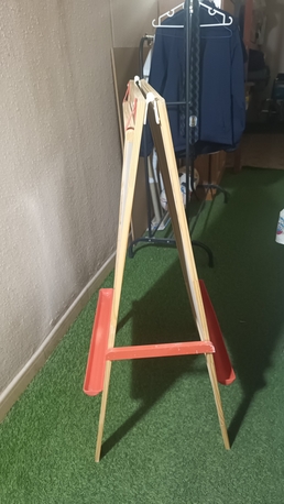 Dammam, Furniture, SAR 100,  2 In 1  White Board And Black Board Stand. In Good Condition