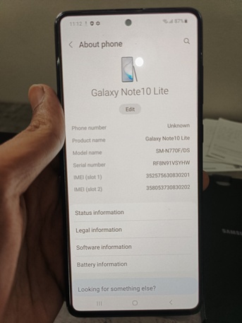 Riyadh, Mobile Phones, SAR 580,  Samsung Galaxy Note 10 Lite