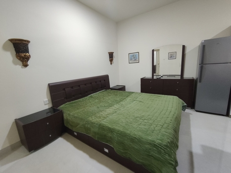 Manama, Apartments, Flats, Houses & Villas, BHD 170/year,  1 BR,  Isatown:- Groundfloor Furnished Studio Flat On Rent With Ewa..