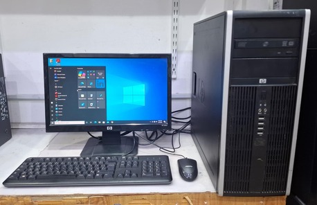 Manama, Electronics, BHD 35,  HP Core I5 Computer Set 19" Wide Monitor 8GB RAM 500GB HDD Ready Win 10 Pro, Zoom & Teams