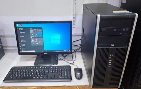 Manama, Electronics, BHD 35,  HP Core I5 Computer Set 19" Wide Monitor 8GB RAM 500GB HDD Ready Win 10 Pro, Zoom & Teams