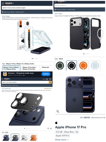 Jeddah, Electronics, SAR 6299,  IPhone 17 Pro With Accessories