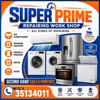 Hamad Town, Air Conditioning, All Kinds Of Repairing Air Conditioner Washing Machine Fridge And Freezer Dryer And Oven