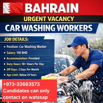 Riffa, Jobs, Need Car Washer