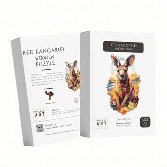 Sydney, Baby & Kid Stuff, AUD 55,  Big Red Kangaroo ~ Decorative Wooden Puzzle