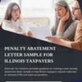 Penalty Abatement Letter Sample For Illinois Taxpayers