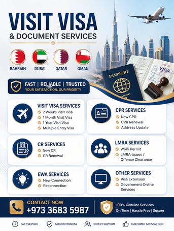 Mangalore, Travel, Bahrain Dubai Qatar Oman Tourist Visit Visa