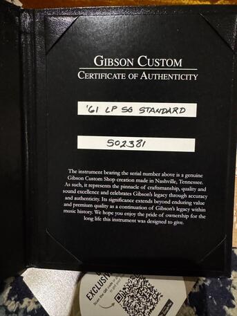 Riyadh, Musical Instruments, SAR 22000,  Gibson Custom 1961 Les Paul SG Standard Reissue Stop-Bar | Cherry Red - VOS