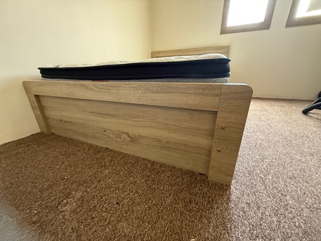 Al Muruj, Furniture, SAR 800,  Twin Bed And Home Box Orthopeadic Matress