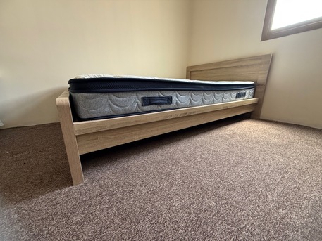 Al Muruj, Furniture, SAR 800,  Twin Bed And Home Box Orthopeadic Matress