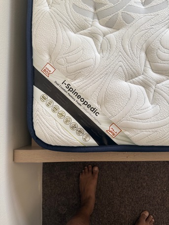 Al Muruj, Furniture, SAR 800,  Twin Bed And Home Box Orthopeadic Matress