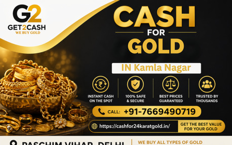 New Delhi, Financial, Instant Cash For Gold In Kamla Nagar Delhi | Best Rates Today