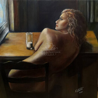 Dallas, Collectibles, USD 900,  Morning &ndash; Serene Figurative Painting