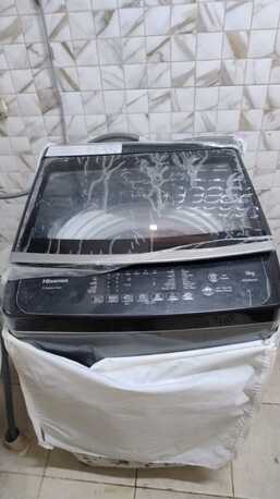 Al Kharj, Household Items, SAR 850,  Washing Machine - Top Load 9 Kg - Hisense