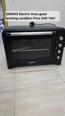 Al Khobar Al Shamalia, Appliances, SAR 140,  GEEPAS Electric Oven 60 Liter