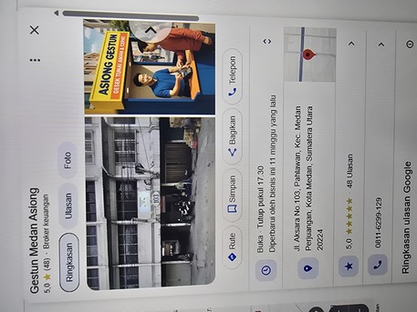Jakarta, Business, Gestun Medan Asiong