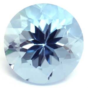 New York, Jewelry, USD 472,  Natural Aquamarine Stone &ndash; 1.43ct Round Cut AAA Quality Gemstone