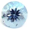 USD 472,  Natural Aquamarine Stone &ndash; 1.43ct Round Cut AAA Quality Gemstone