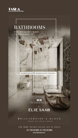 Gurgaon, Apartments, Flats, Houses & Villas, INR 850000/month,  3 BR,  4200 Sq. Feet,  Luxury 3 & 4 BHK Apartments At M3M Elie Saab Residences, Sector 65 Gurgaon