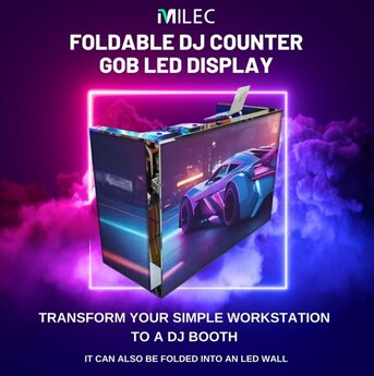 Dubai, Artists, LED Display Screen Dubai: The Future Of Luxury Events With The Foldable GOB DJ Counter