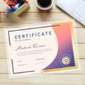 INR 57,  Pouch Laminated Certificates