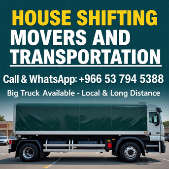 Jubail, Logistics, HOUSE SHIFTING FURNITURE LOADING.UNLOADING LABORS TRANSPORTATION SERVICE WITH LOW PRICE