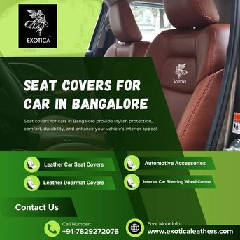 Bangalore, Auto Parts, Seat Covers For Car In Bangalore | Faux Leather Car Seat Covers In Bangalore