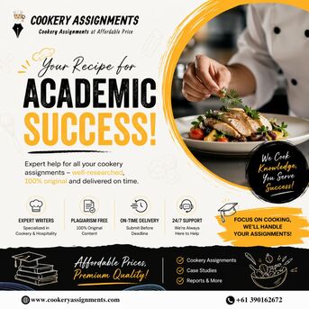Sydney, Education, Gen Institute Assignment Help | Commercial Cookery & SITHKOP013 Experts