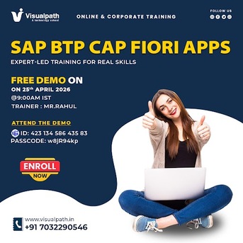 Hyderabad, Lessons Offered, SAP BTP CAP Fiori Free Demo April 25 &ndash; Register Now