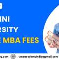 Shoolini University Online MBA Fees