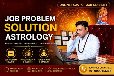 Noida, Business, Book Powerful Online Puja For Immediate Job Stability