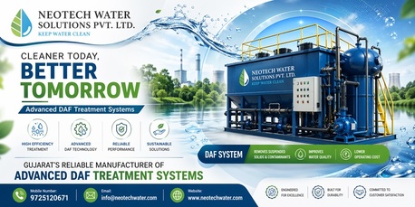 Ahmedabad, Industrial Machinery, Gujarat&rsquo;s Reliable Manufacturer Of Advanced DAF Treatment Systems