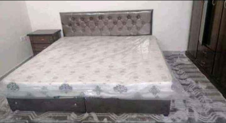 Riyadh, Household Items, SAR 5,  Box Beds, Steel & Wooden Beds &ndash; All Sizes Available Wooden Box Bed