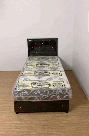 Riyadh, Household Items, SAR 5,  Box Beds, Steel & Wooden Beds &ndash; All Sizes Available Wooden Box Bed