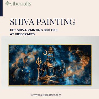 Noida, Household Items, INR 2600,  Elegant Shiva Painting For Divine Home Decor