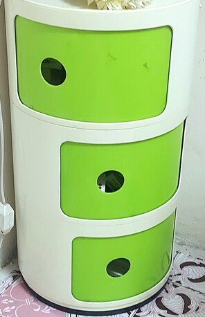 Jeddah, Household Items, SAR 550,  IKEA TV TABLE WHITE With Free Plastic Cabinet