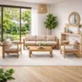 MYR 7400,  Teak Sofa Set Argo- TS001