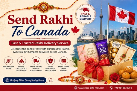 Gurugram, Clothing & Accessories, Send Rakhi To Canada &ndash; Fast & Trusted Rakhi Delivery Service