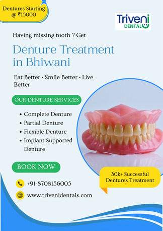 Haryana, Dental, Best Denture Treatment In Bhiwani | Triveni Dental