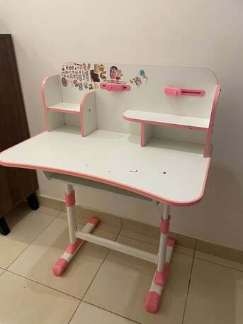 Al Izdihar, Baby & Kid Stuff, SAR 150,  Kids Study Table & Chair &ndash; Adjustable (8&ndash;12 Yrs)