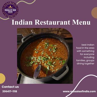 Seattle, Food, Top Indian Restaurant Menu For Every Taste