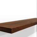 Long Floating Wall Shelf Luminary Mahogany Majesty Soars