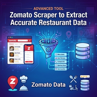 Houston, Software Development, Zomato Scraper To Extract Accurate Restaurant Data